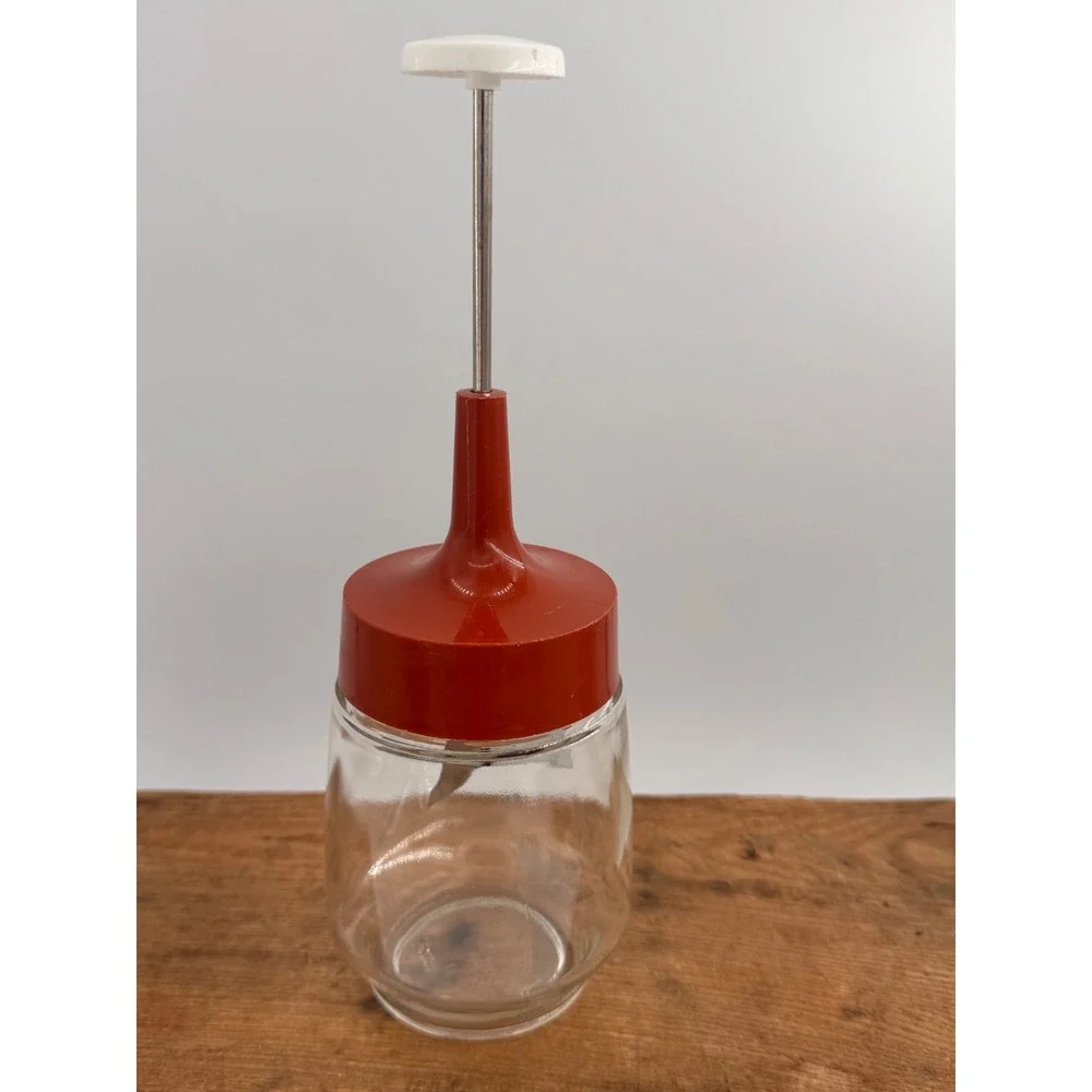 VTG Gemco Glass Nut Vegetable Chopper Top Terracotta Stainless Steel‎ Blades